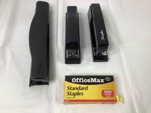 Office Staplers, Staples and 3 Hole Punch