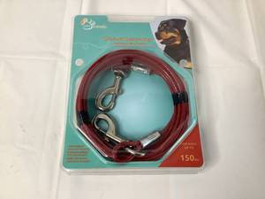 15-Foot Heavy Duty Cable Tie Out - Up to 150 Pounds