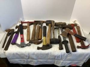 Retired Auto Bodymans Collection of Hammers