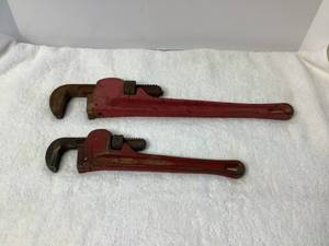 Two Pipe Wrenches