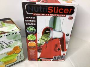 Vegetable and Fruit Slicer, and Hand Juicer