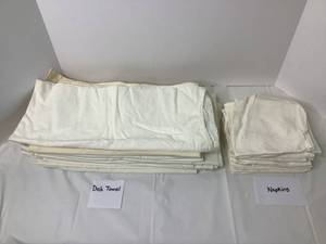 Lot of Dish Towels and Napkins