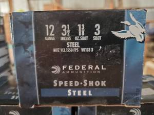 Federal 12 GA  3 12 # 3 Shot