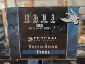 Federal 12 GA  3 12 # 3 Shot