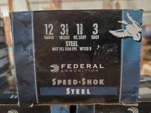 Federal 12 GA  3 12 # 3 Shot