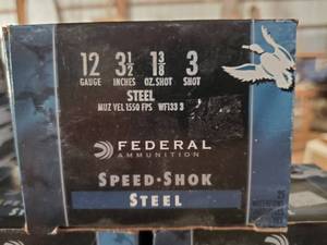 Federal 12 GA  3 12 # 3 Shot