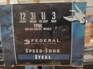 Federal 12 GA  3 12 # 3 Shot