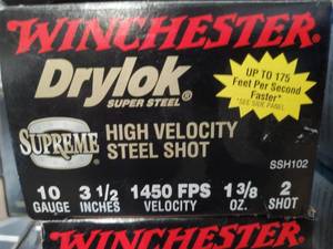 Winchester 10 GA 3 12 Drylok Super Steel # 2 Shot