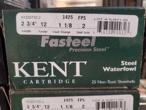 Kent 12 Gauge 2 34 2 Shot Steel Waterfowl