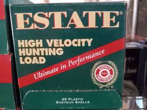 Estate 12 GA 2 34 # 6 Shot High Velocity Hunting Load