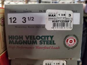 Estate High 12 GA  3 12 High Velocity Magnum Steel