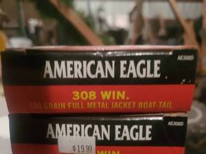 American Eagle 308 WIN. 150 Gr. Full Metal Jacket Boat-Tail