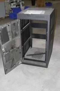 lot 58 image: Chief E1 Series Pro Audio & Video Welded Steel Component Equipment Rack with Locking Door & Keys