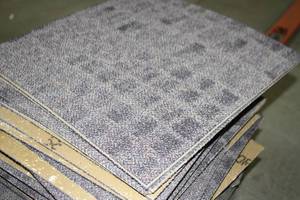 lot 63 image: Lot of 24 Square Commercial Carpet  Carpeting Squares