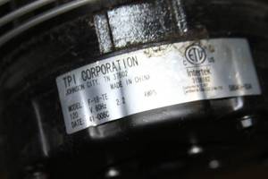 lot 72 image: TPI Industrial Workstation 18 Floor Fan - Model F-18-TE