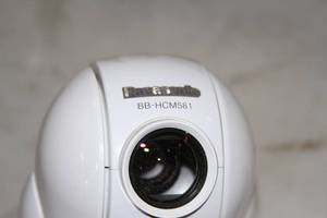 lot 121 image: Panasonic BB-HCM581 Home Network Security Pan  Tilt  Zoom Video Camera AND Speco Weatherproof Dome Camera