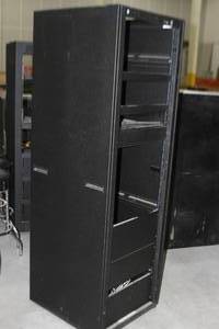 lot 125 image: Atlas IED 540-25 Pro Audio  Video  Computer Deep Welded Floor Rack Equipment Cabinet - MSRP $965