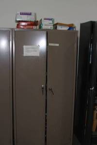 lot 133 image: Large Metal Industrial Cabinet - INCLUDES Contents as Shown