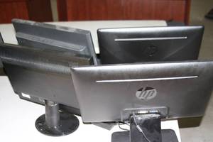 lot 138 image: Lot of Desktop Computer Monitors - as Shown