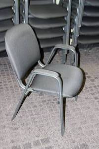 lot 155 image: Lot of 27 Commercial Quality  Stackable Office Guest Chairs - Model 746-40-243