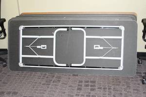 lot 156 image: Deluxe Folding Table - 72 x 30 x 29 High
