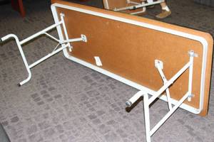 lot 161 image: Heavy-Duty Laminate Folding Tables - Lot of 2