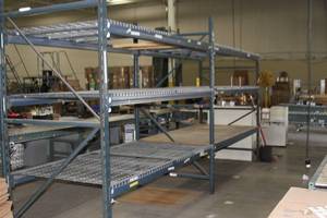 lot 11 image: Heavy-Duty Industrial Warehouse Pallet Racking Lot