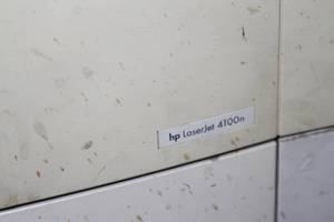 lot 16 image: HP LaserJet 4100n Workhorse Laser Computer Printer with Extra Toner