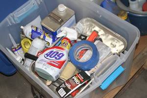 lot 184 image: Miscellaneous Lot of Cleaning Supplies & Other Items - as Shown