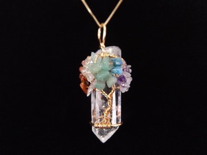 .925 Sterling Silver Large Jade, Amethyst, etc. Accented Healing Crystal Pendant Rose Gold Vermeil Necklace