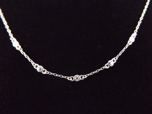 .925 Sterling Silver Zirconia Accented Necklace