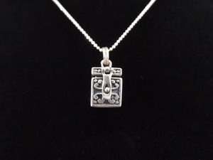 .925 Sterling Silver Prayer Box Pendant Necklace