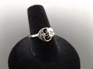 .925 Sterling Silver Sun and Moon Ring Size 8