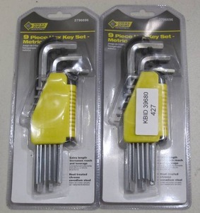 lot 427 image: Lot of 2 Husky 14 in. Drive Metric Hex Bit Socket Set (8-Piece) - New