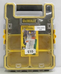 lot 439 image: Dewalt DWST14740 Mid Size Pro Organizer Storage Box
