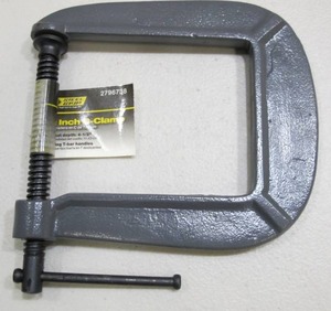 lot 445 image: 5-Pack Steel Grip 3-Inch C-Clamps