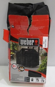 lot 454 image: Weber Genesis II 3 Burner Premium Gas Grill Cover - Model 7130