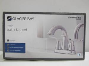 lot 463 image: Glacier Bay Irena 4 in. Centerset 2-Handle Bathroom Faucet in Chrome
