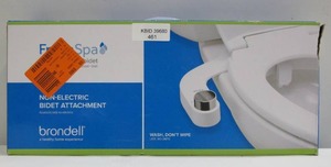 lot 461 image: Brondell  FreshSpa Comfort Ambient Temperature Non-Electric Bidet Attachment in White