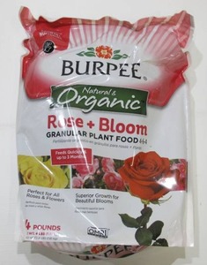 lot 482 image: 8 Bags Burpee Rose  Bloom Granular Dry Plant Food - 32 Lbs