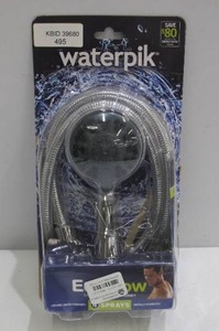 lot 495 image: Waterpik EcoFlow Hand Held Shower Head 4-mode Chrome