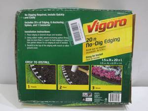 lot 492 image: Vigoro 20 ft. No-Dig Landscape Edging Kit