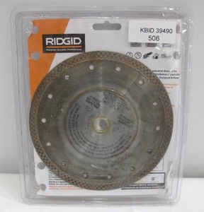 lot 506 image: Ridgid 7 in. Turbo Mesh Rim Diamond Blade