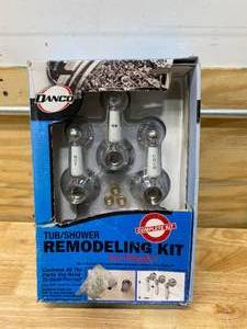 lot 32 image: DANCO 3-Handle TubShower Trim Kit for Price Pfister in Chrome