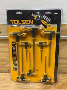 lot 44 image: TOLSEN 8pc Torx T-Handle Screwdriver Set