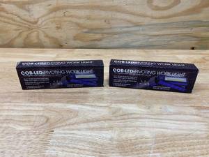 lot 49 image: COB-LED Lot of 2- Pivoting Work Light