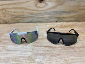 lot 58 image: Pit Vipers Lot of 2 Pairs of Sunglasses (replicas)