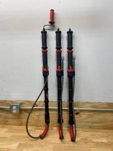 lot 70 image: MILWAUKEE Lot of 3-  Trap Snake 6 ft. Toilet Auger Drain Cleaners
