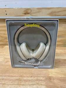 lot 80 image: HEYDAY On-Ear Wired Headset - Stone White