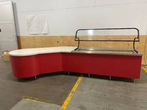 lot 12 image: Commercial CabinetCounter Top with Food Serving Area